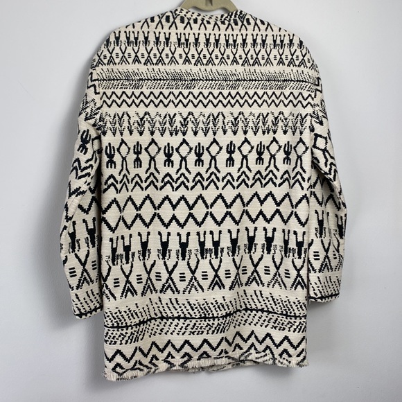 NEW Maison Scotch Scotch & Soda Jolie Vanabonde Aztec Southwest Print Car Coat - Picture 5 of 14